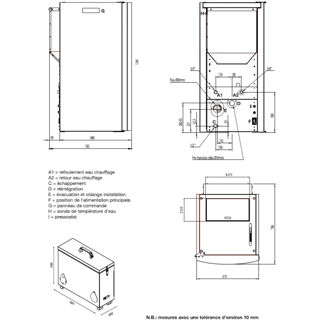 Chaudière à Granulés Folaca Avec Creuset Autonettoyant Et Compacteur De Cendres – Image 4