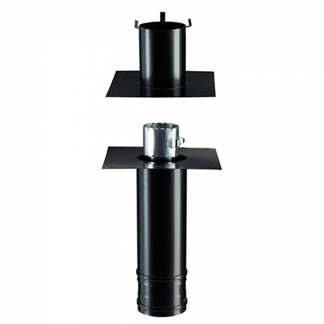 Kit D'adaptation Du Conduit PGI En Départ Du Plafond Sur Le Tubage Flexible KRFLC 80/130PGI