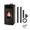 Pack Poêle à Granulés Hydro Baracuda Commo + Kit D'installation Sortie Arrière
