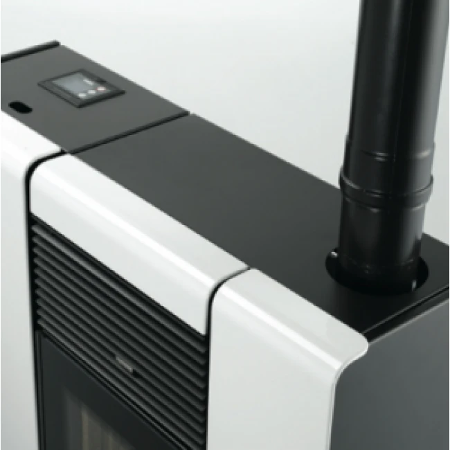 Poêle à Granulés Canalisable Extra Plat Olivia Steel – Image 2